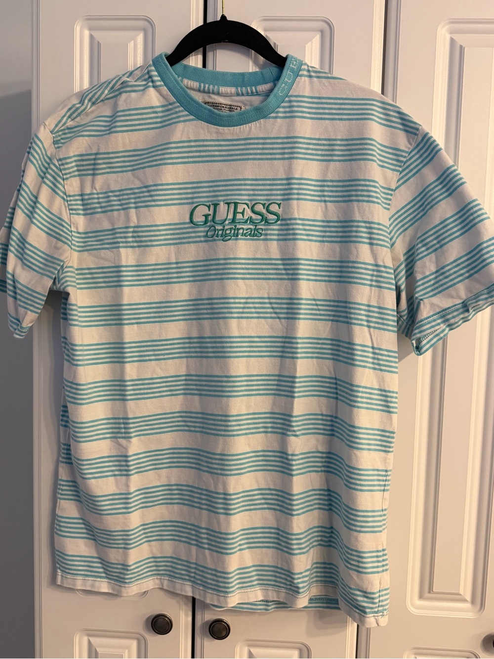 GUESS Originals Men's Vintage Striped Tee Size M